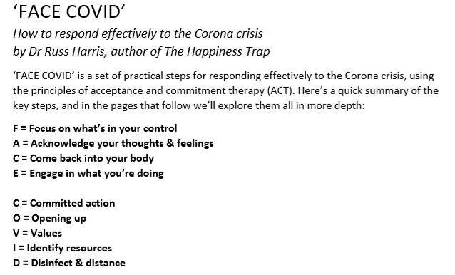 FACE COVID - how to respond effectively to the corona crisis